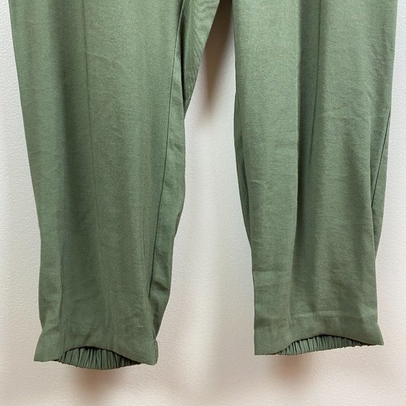 A New Day Pants XXL Green Tapered Leg Stretch Waist Lightweight Womens Plus - Picture 3 of 9